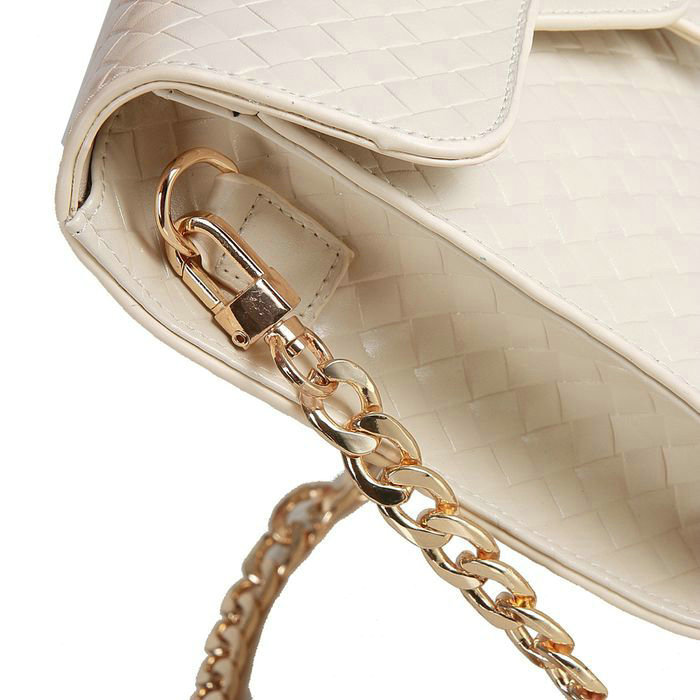 2014 Prada  sheepskin leather shoulder bag T3838 cream - Click Image to Close